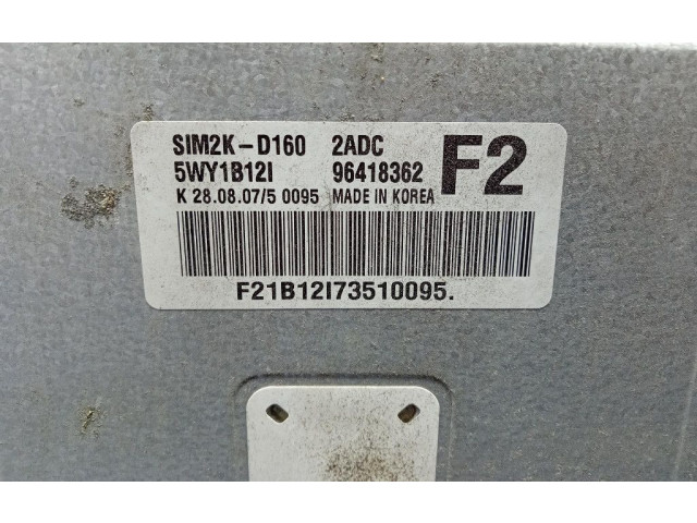 Řídící jednotka 96418362, 96418362 Chevrolet Epica 2008