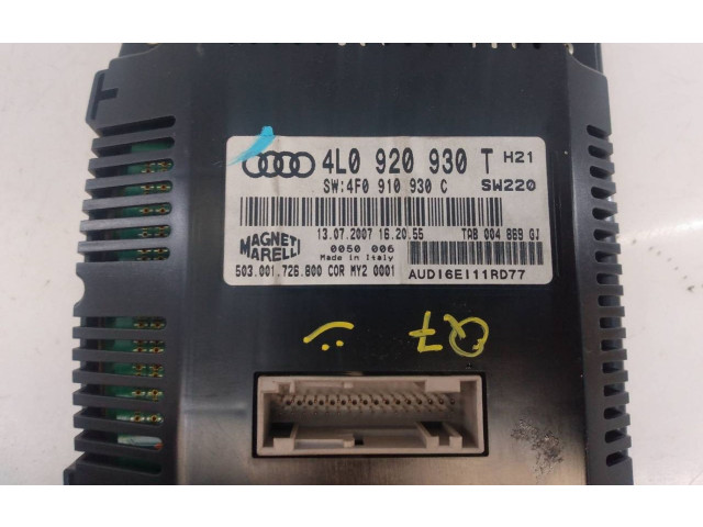 Přístrojová deska Audi Q7 4L 2007 4L0920930T, E2-A1-33-3