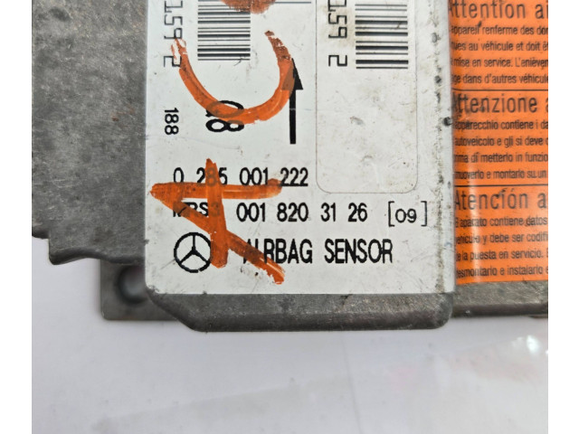 Блок подушек безопасности 0018203126, 0285001222 Mercedes-Benz A W168