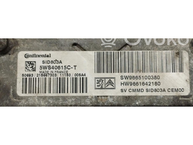 Řídící jednotka SW9665100380, SW9665100380 Peugeot Expert 2007