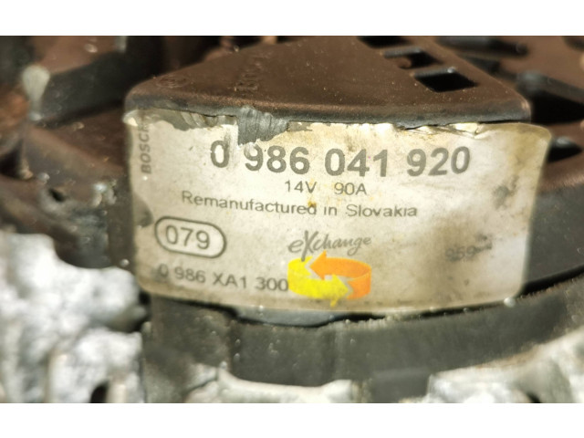 Генератор 9986XA1300, 0986041920   Volkswagen Golf VI 1.4     