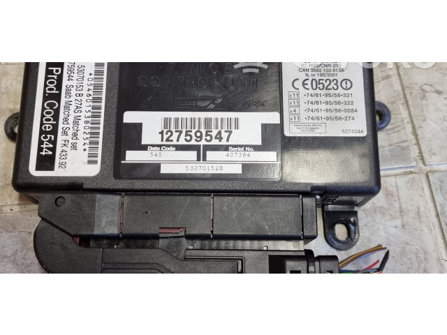 Блок комфорта 12759547, 53070152B Saab 9-5