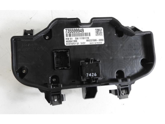Блок управления климат-контролем 735599949   Fiat Panda III