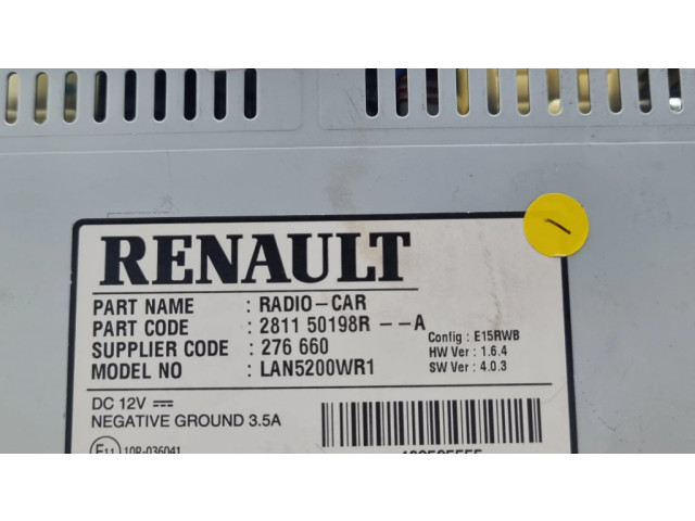 Дисплей    281150198R, LAN5200WR1   Renault Trafic III (X82)