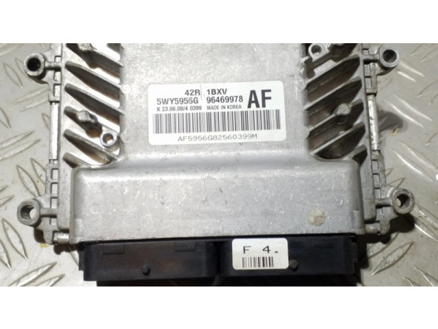 Блок управления двигателем Блок управления 5WY5956G, 96469978AF Chevrolet Aveo