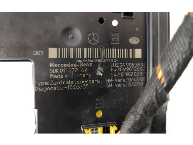 Pojistková skříňka 2049065802, 5DK01102262 Mercedes-Benz GLK (X204) 2015