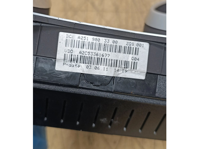 Панель приборов A2519003300, A2C53361677 Mercedes-Benz ML W164