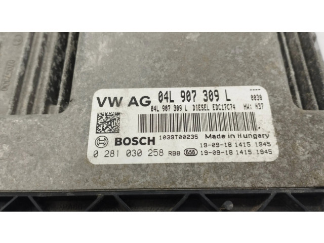 Блок управления двигателя 04l907309l, 0281030258 Audi Q5 SQ5