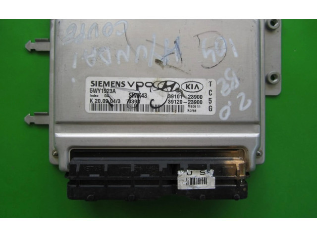 Блок управления двигателем Блок управления 39101-23900, 5WY1923A Hyundai Coupe