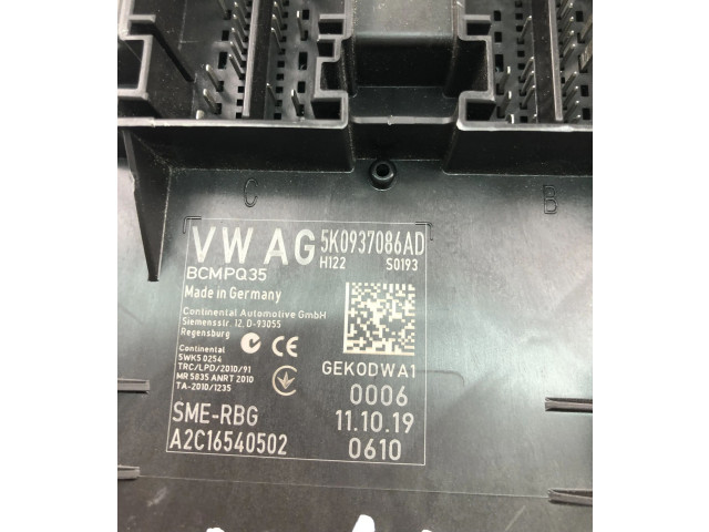 Блок комфорта 5K0937086AD, NO1480 Volkswagen Caddy