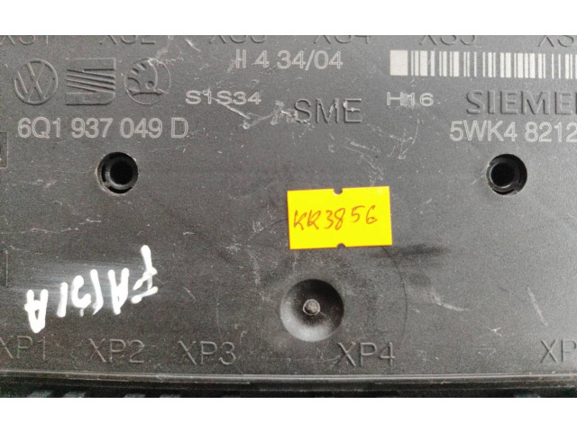 Блок комфорта 6Q1937049D, 5WK48212D Skoda Fabia Mk1 (6Y)