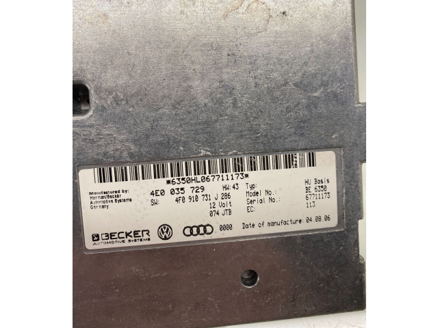 Turbodmychadlo Блок управления MMI 4E0035729, 4F0910731J Audi A6 Allroad C6