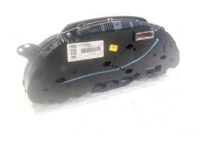 Přístrojová deska Audi A5 8T 8F 2008 8T0920931X, 8t0920931