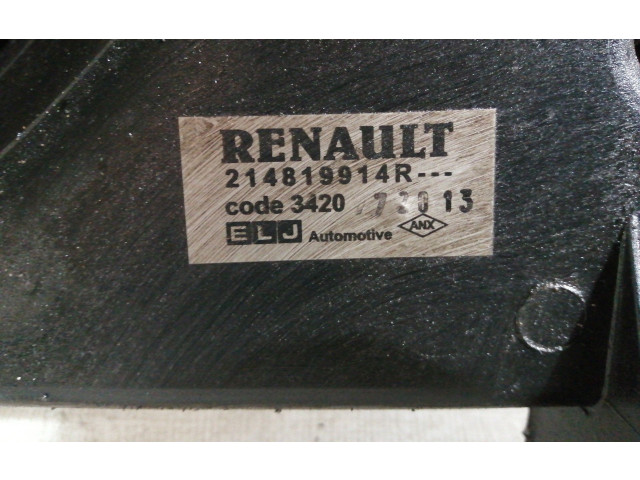 Вентилятор радиатора     214819914R    Dacia Duster 