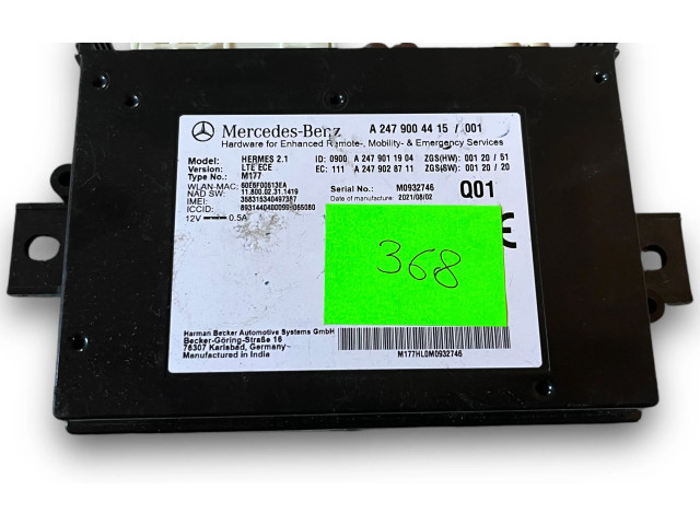 Блок комфорта S368, A2479004415   Mercedes-Benz GLB x247   