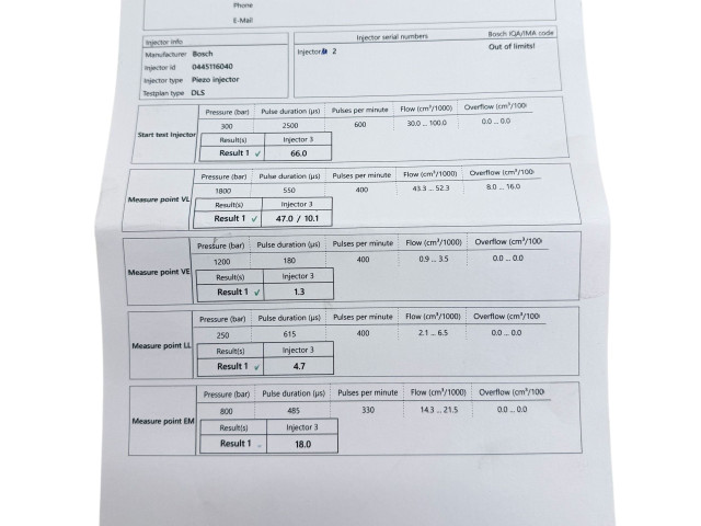 Vstřikovač 0986435422, 2AR5KT2P Audi A6 S6 C7 4G CDUC