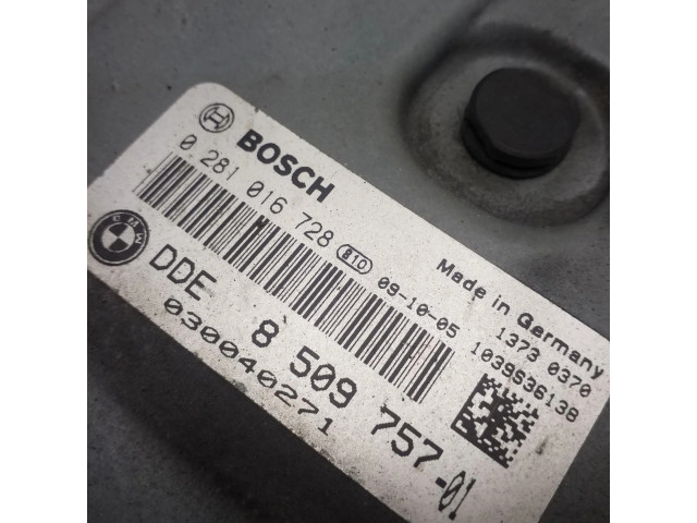 Řídící jednotka 8509757, 0281016728 BMW 7 F01 F02 F03 F04 2009