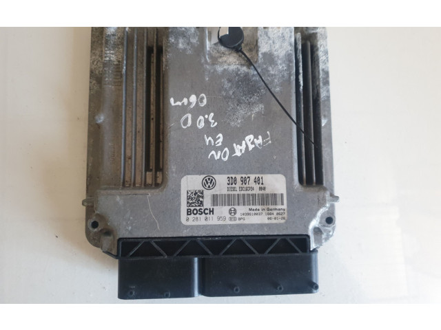 Блок управления двигателя 3D0907401 Volkswagen Phaeton