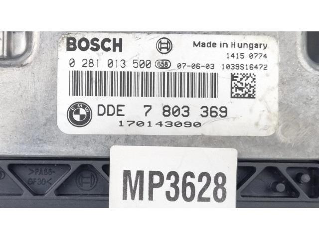 Řídící jednotka 7803369, DDE7803369 BMW 7 E65 E66 2005