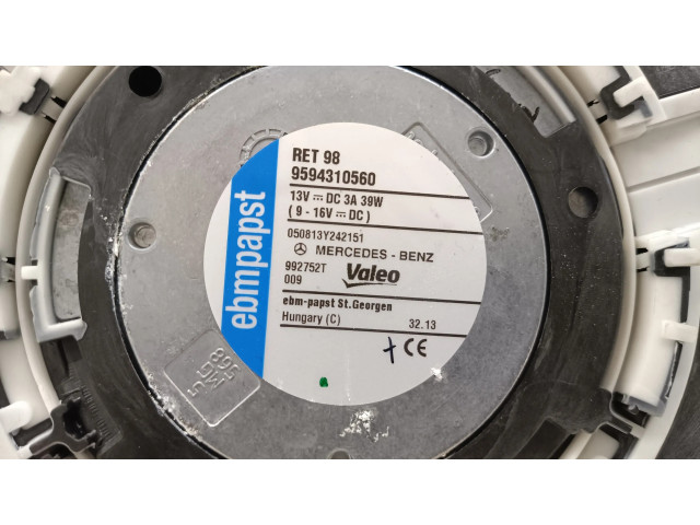 Вентилятор печки    A2048300008   Mercedes-Benz E W212