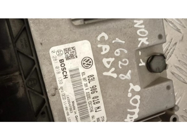 Řídící jednotka 03L906018NJ, 03L907309R Volkswagen Caddy 2010
