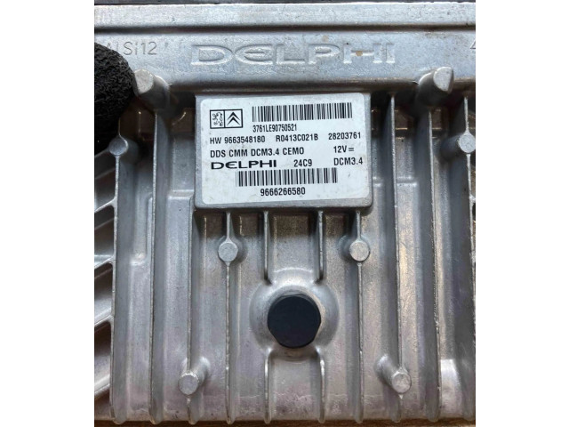 Řídící jednotka 9663548180, 9666266580 Peugeot 307 CC 2003