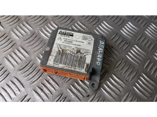 Блок подушек безопасности 9653190880, 603602500 Citroen Berlingo
