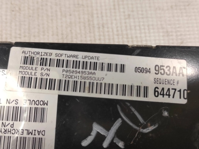 Řídící jednotka P05094953AA, 05094953AA Dodge Charger 2006