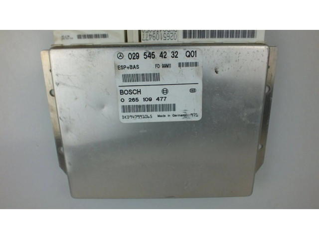 Řídící jednotka 0295454232, 0265109477 Mercedes-Benz A W168 1999