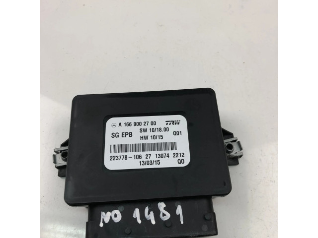 Блок управления A1669002700   Mercedes-Benz ML W166