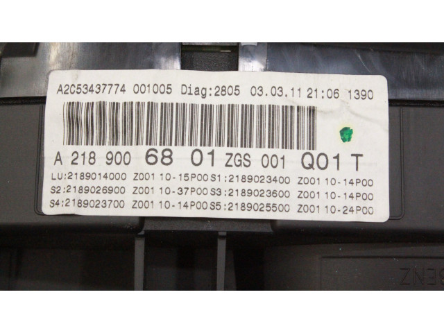 Панель приборов A2189006801   Mercedes-Benz CLS C218 X218       