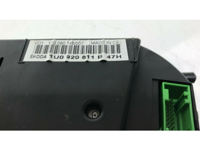 Панель приборов 1U0920811B, K4104 Skoda Octavia Mk1 (1U)