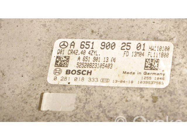 Блок управления двигателя 0281018333 Mercedes-Benz GLK (X204)