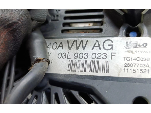 Генератор 03L903023F Volkswagen Caddy