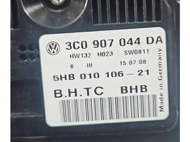 Блок управления климат-контролем 3C0907044DA, 5HB01010621   Volkswagen PASSAT B6