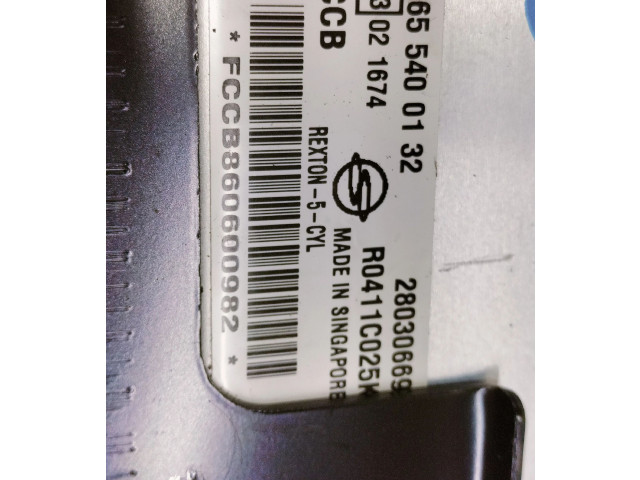 Блок управления двигателя A6655400132, R0411C025K28030669 SsangYong Rexton