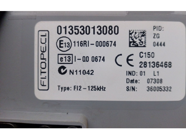 Pojistková skříňka Řídící jednotka BSM 01353013080, 135301308 Citroen Nemo 2008