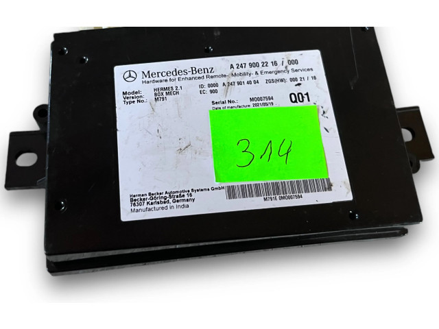 Блок комфорта S314, A2479002216   Mercedes-Benz GLB x247   