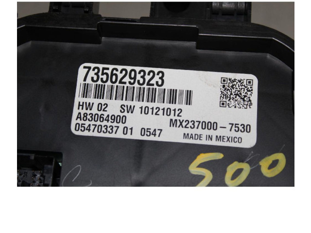 Блок управления климат-контролем    Fiat 500