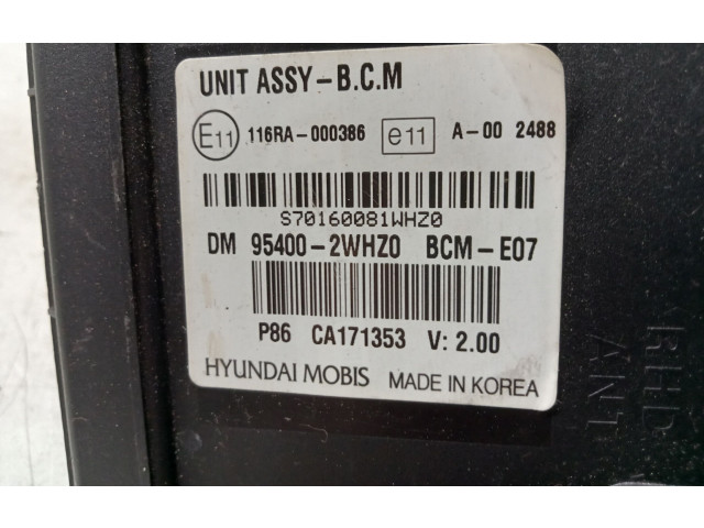 Pojistková skříňka Řídící jednotka BSM 954002WHZ0 Hyundai Santa Fe 2013