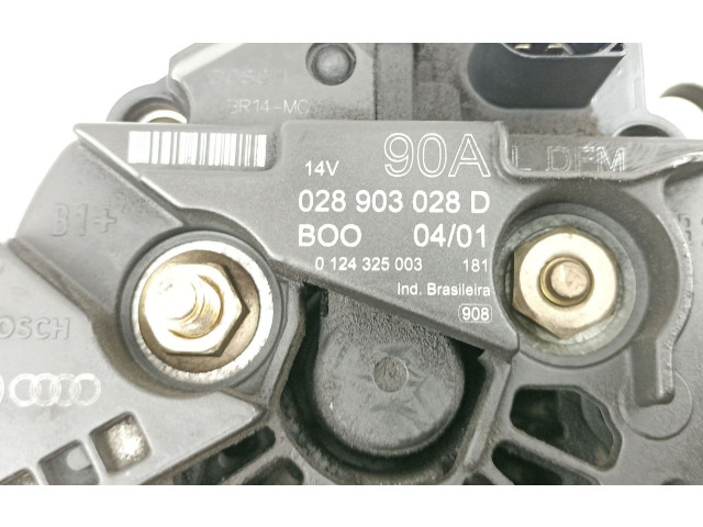 Генератор 028903028D, 0124325003 Volkswagen Golf SportWagen