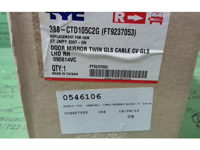 Zpětné zrcátko  Citroen Jumpy   0546106  