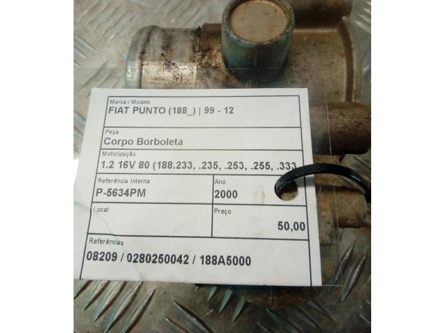 Vstřikovací lišta 08209 Fiat Punto (188) pro benzínový motor