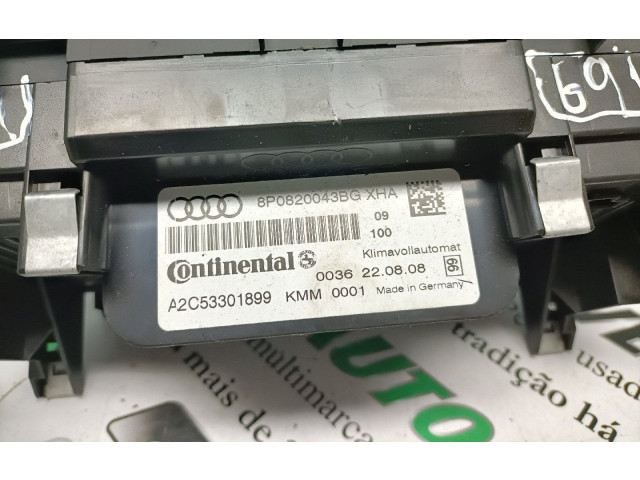 Блок управления климат-контролем SV25-02-11, 691 Audi A3 S3 A3 Sportback 8P