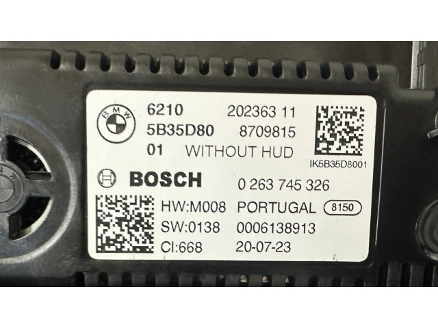 Přístrojová deska BMW X4 G02 2023 5B4A589, 5B35D80