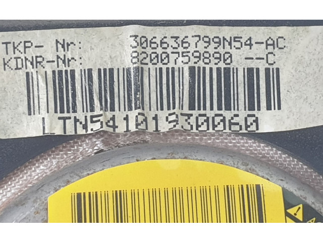 Подушка безопасности водителя 8200759890, 8200759890 Dacia Sandero