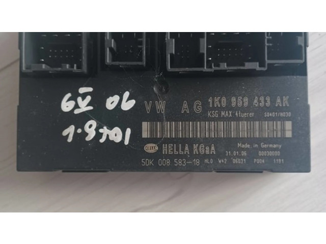 Блок комфорта 1K0959433AK, 00030000 Volkswagen Golf V
