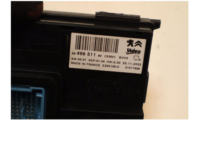 Блок управления кондиционером 9849651180 Peugeot Partner III 9H06