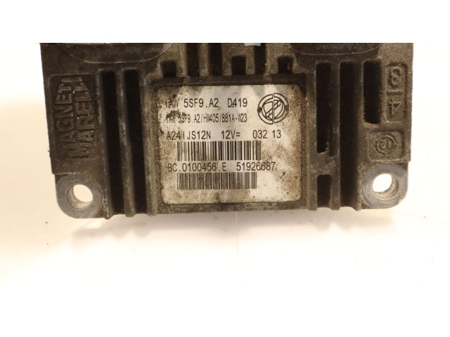 Блок управления двигателем ECU 51926687   Fiat Punto Evo