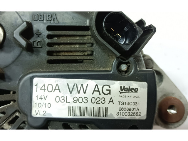 Генератор 03L903023A, 140A Volkswagen Golf VI